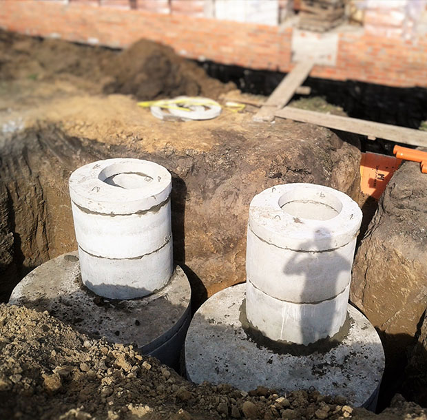 Септики из бетонных колец в Наро-Фоминском районе